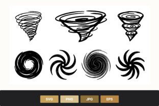 Spiral Tornado Line Art Vector Graphic by SVGdesigns · Creative Fabrica