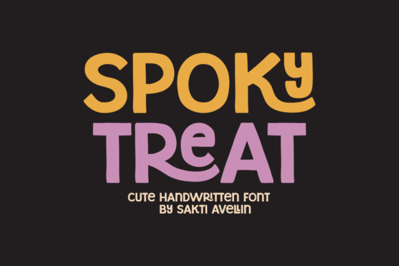 Spoky Treat Display Font By Sakti Avellin