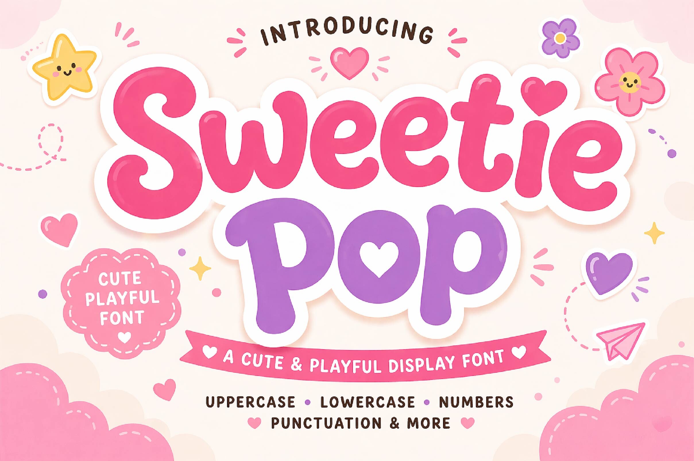 Sweetie Pop Font by Magics · Creative Fabrica font preview