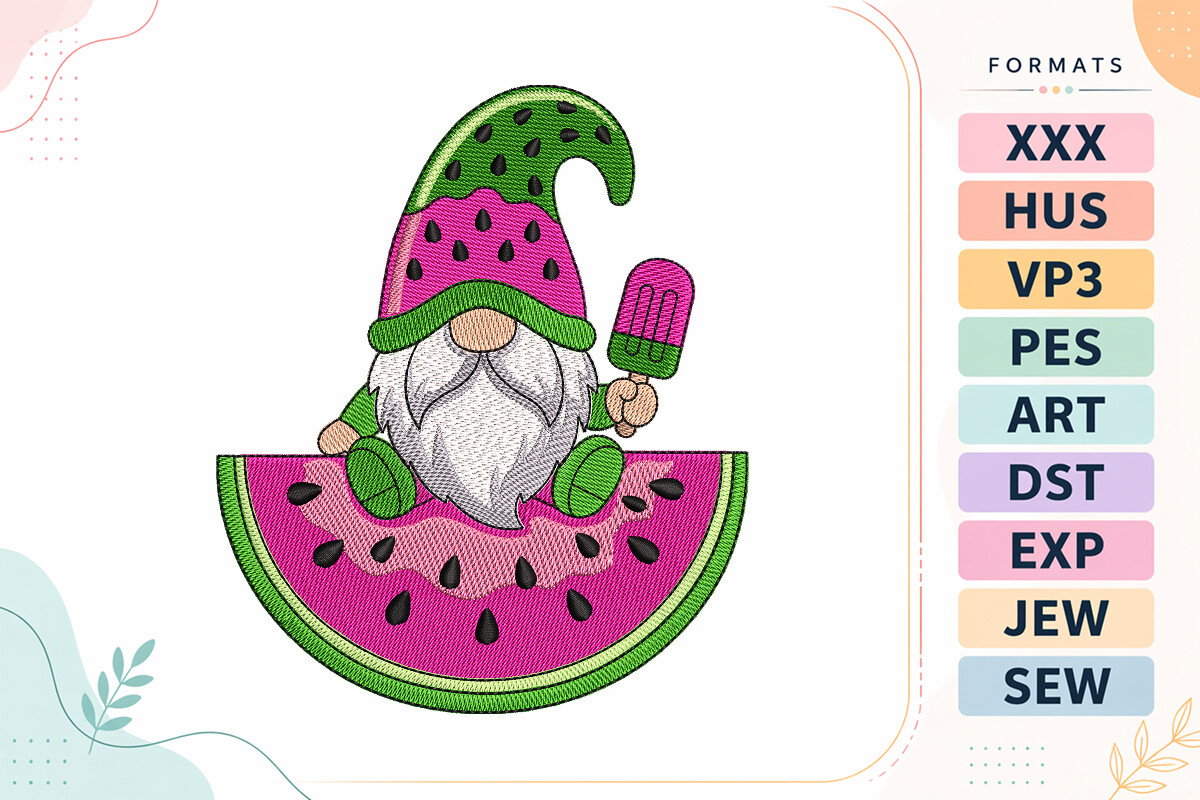 Watermelon Summer Gnome