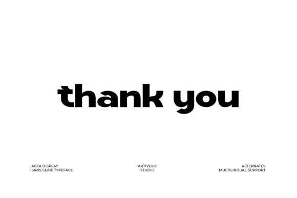 Agta Font - Preview 5