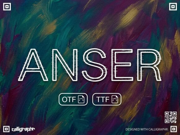 Anser Font - Preview 2