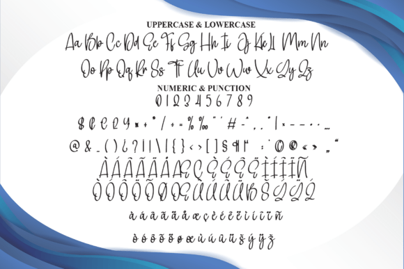 Backgrounds Font - Preview 6