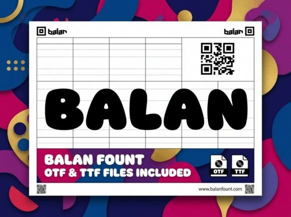 Balan Font - Preview 1