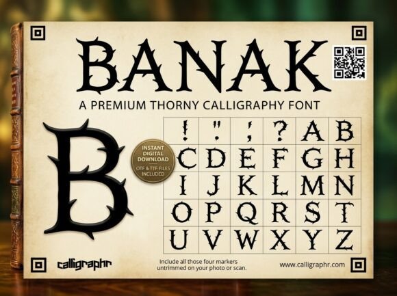Banak Font - Preview 1