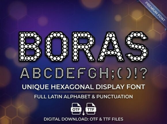 Boras Font - Preview 1