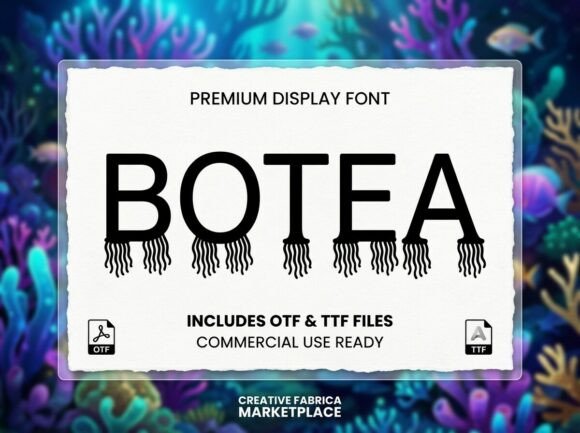 Botea Font - Preview 2