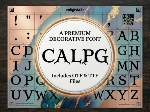 Calpg Font - Preview 1