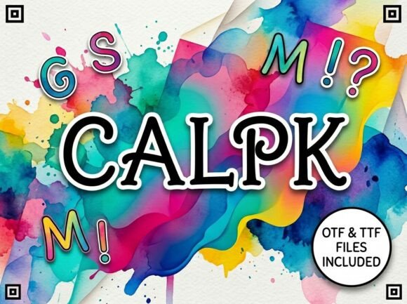Calpk Font - Preview 1