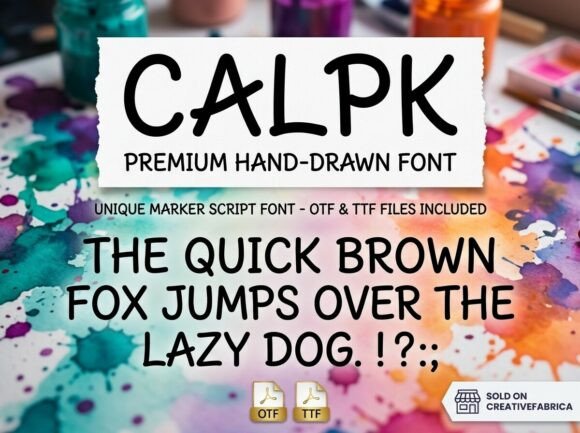 Calpk Font - Preview 2