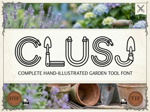 Clusj Font - Preview 1