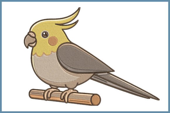 Cute Bird Embroidery Design