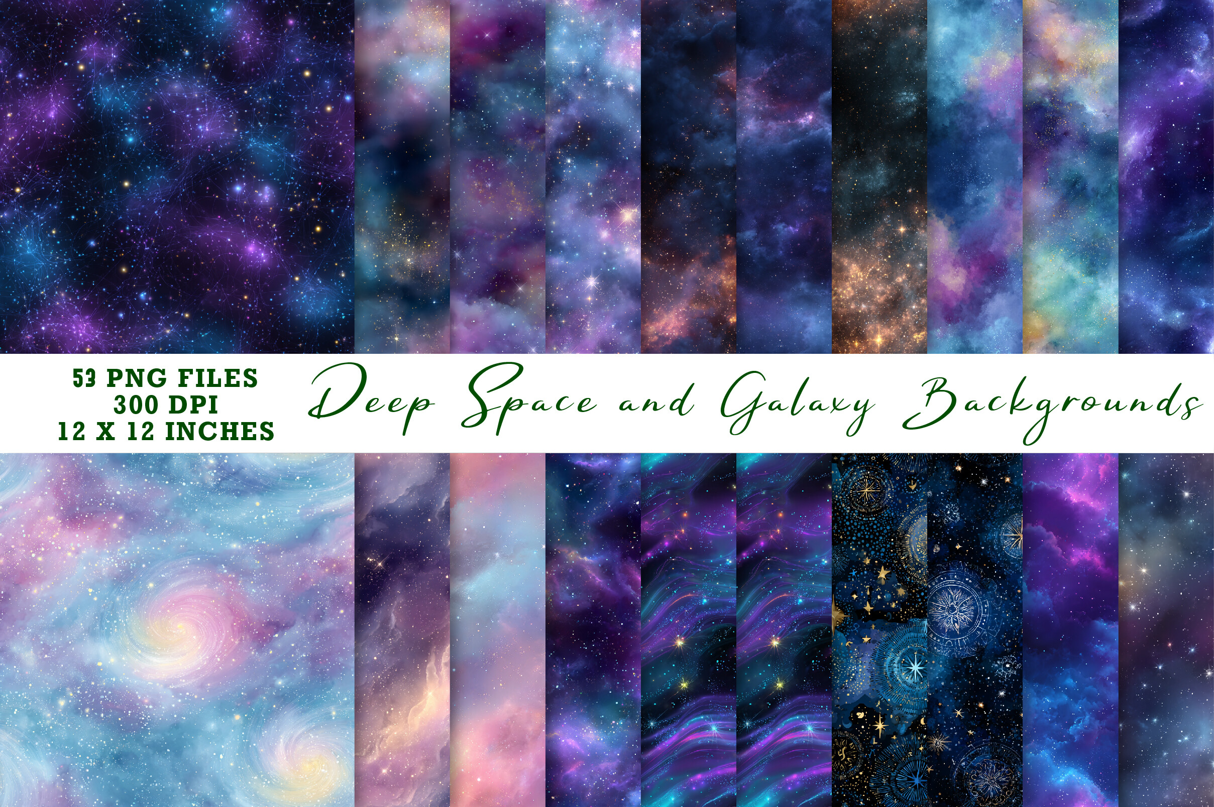 Deep Space and Galaxy Backgrounds