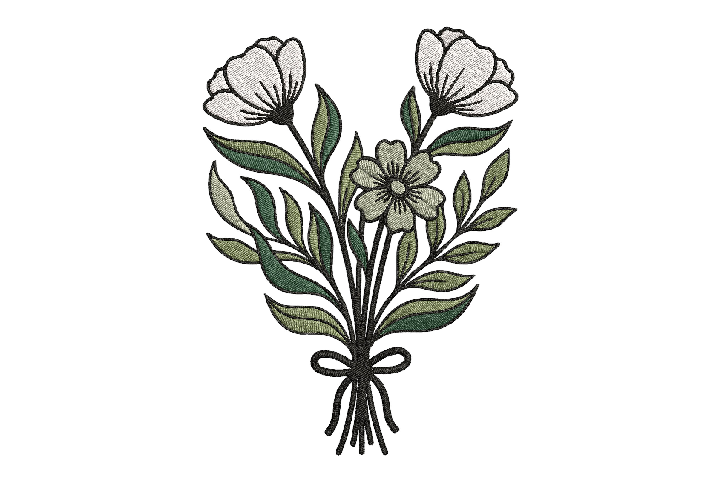 Embroidery Flowers Design