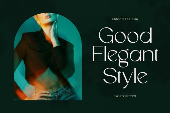 Ennora Font PNG with transparent background - Preview 3