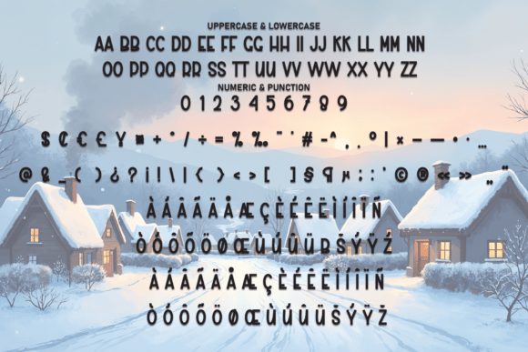 Funny Winter Font - Preview 6