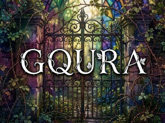 Goura Font PNG with transparent background - Preview 1