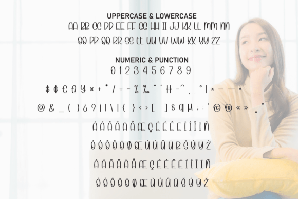 Happy Dreaming Font PNG with transparent background - Preview 6