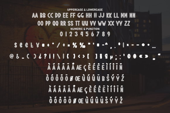 Love Street Font PNG with transparent background - Preview 6