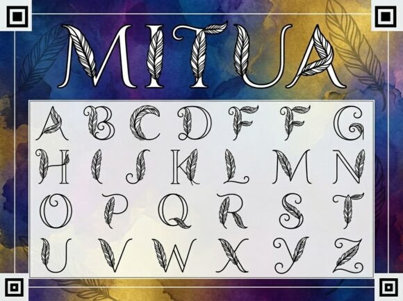 Mitua Font PNG with transparent background - Preview 2