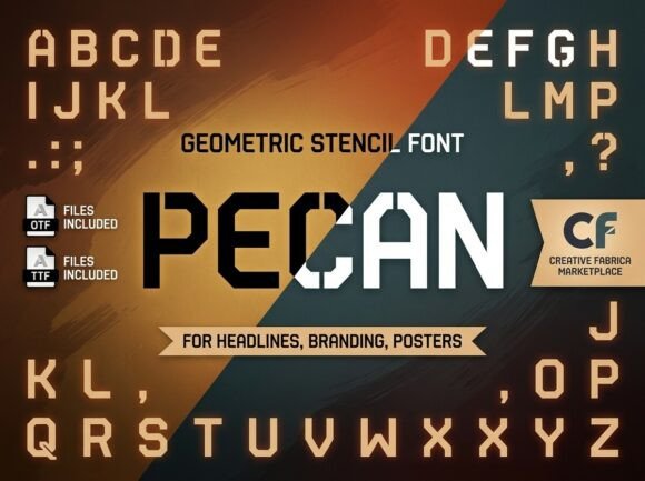 Pecan Font font preview - 2