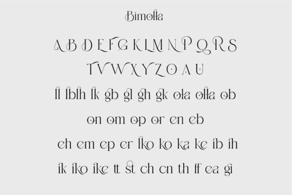 Bimolla Font - Preview 5