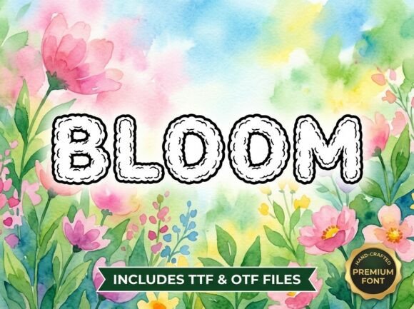 Bloom Font - Preview 1
