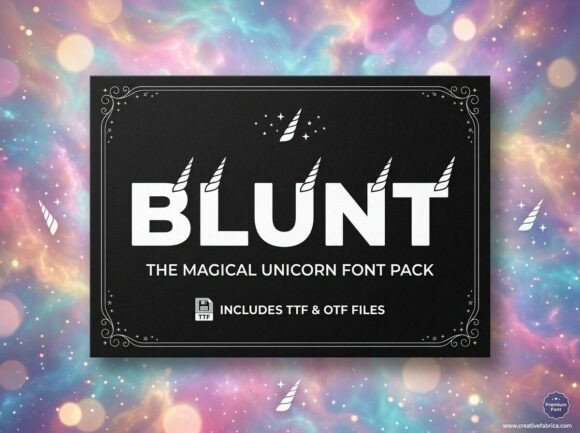 Blunt Font - Preview 2
