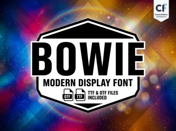 Bowie Font - Preview 2