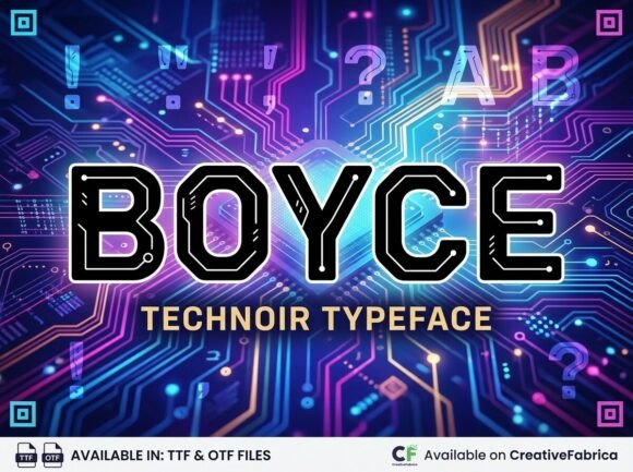 Boyce Font - Preview 1