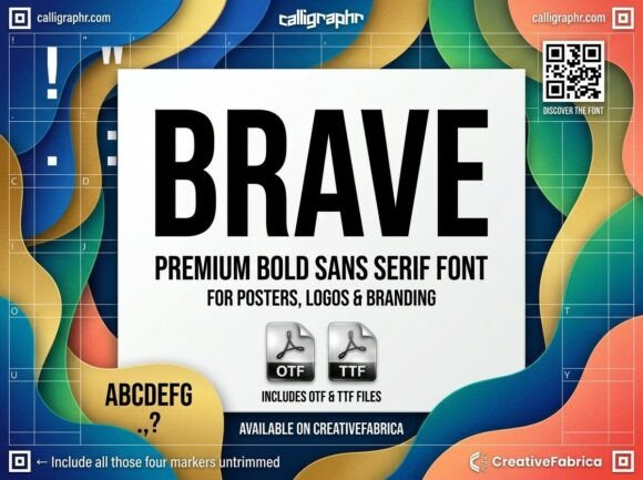 Brave Font - Preview 1