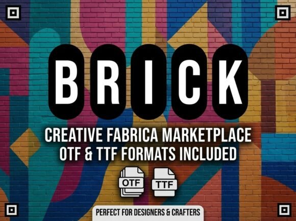 Brick Font - Preview 1