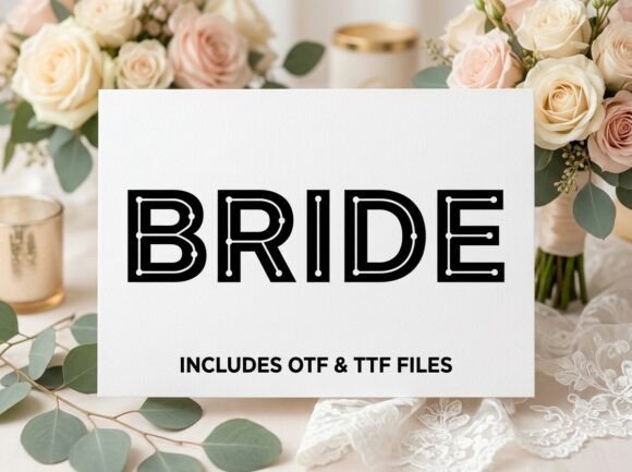Bride Font - Preview 1