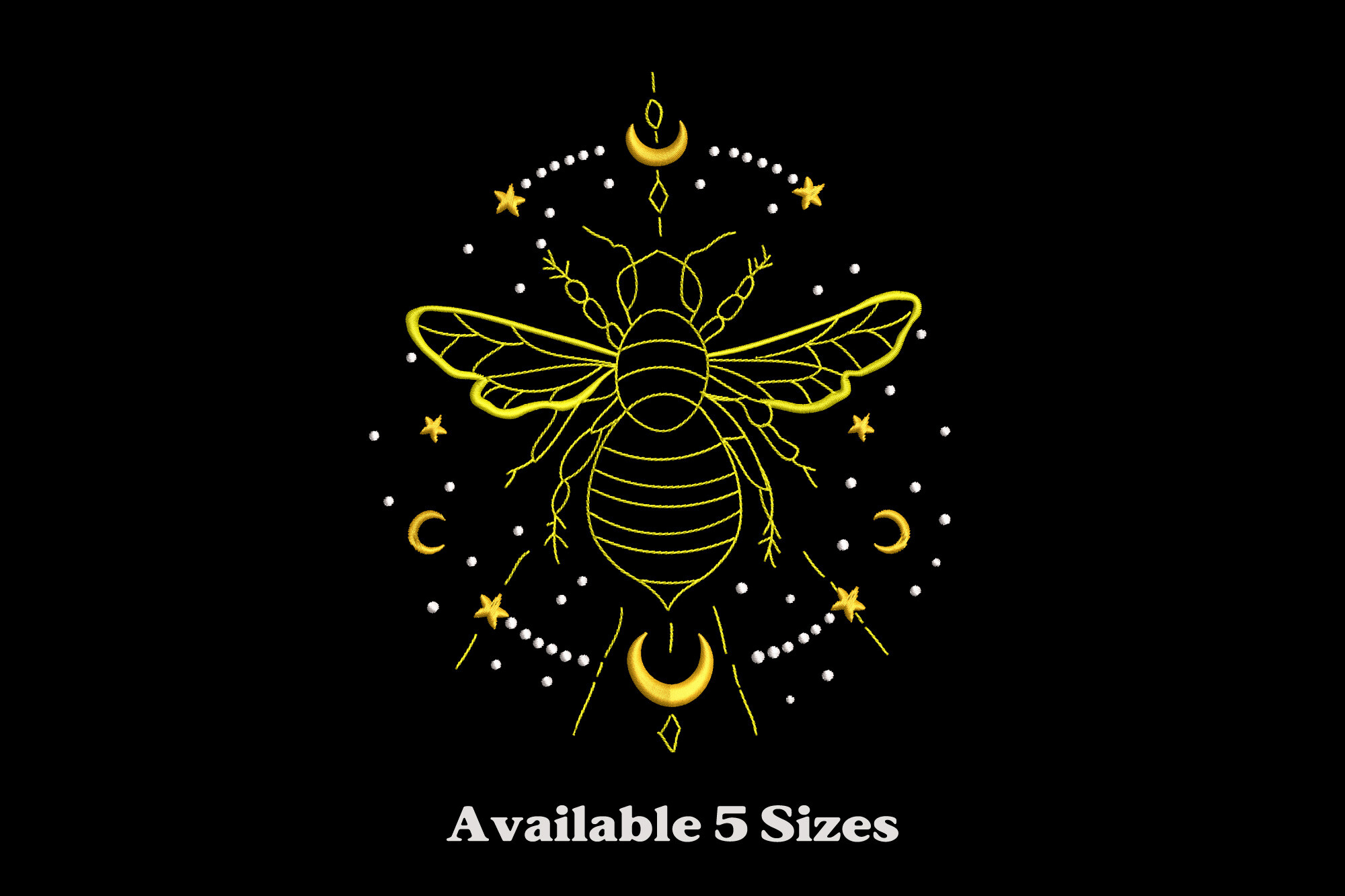 Celestial Honeybee Motif