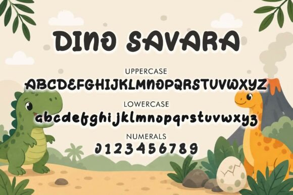 Dino Savara Font - Preview 3
