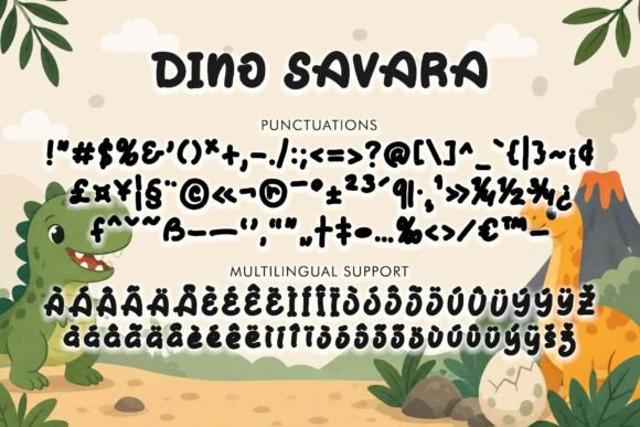 Dino Savara Font - Preview 4