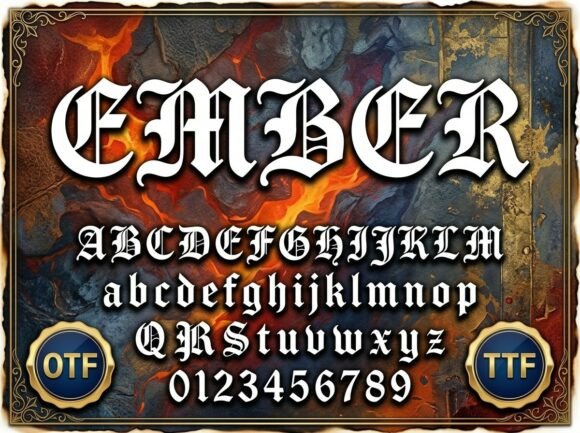Ember Font - Preview 1