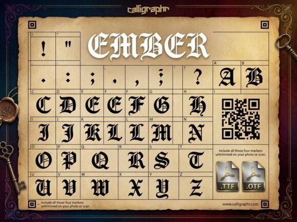 Ember Font - Preview 2