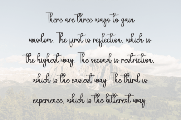 Engagement Font - Preview 5