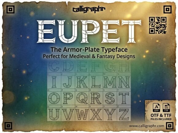 Eupet Font PNG with transparent background - Preview 1