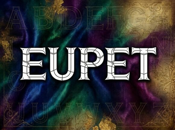 Eupet Font PNG with transparent background - Preview 2
