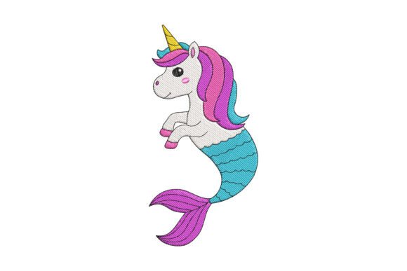 Funny Unicorn Mermaid