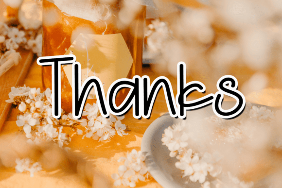 Honey Wildflowers Font - Preview 4