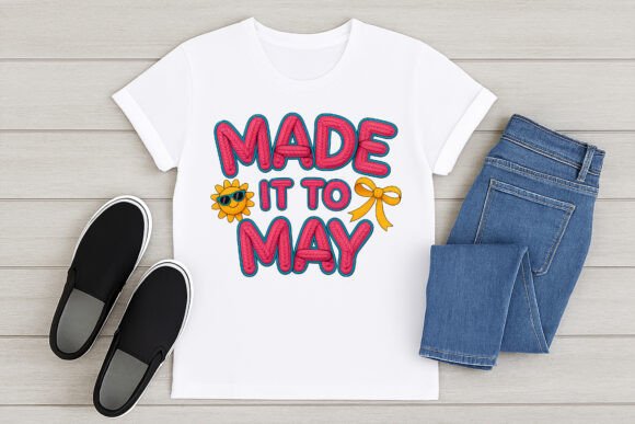 Made It to May Summer Crochet PNG