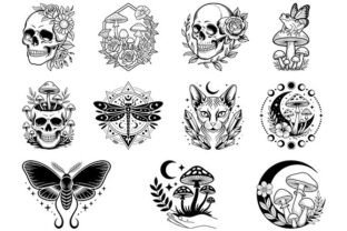 Magic and Witchcraft Svg Bundle Graphic by Vector Zone Area · Creative ...