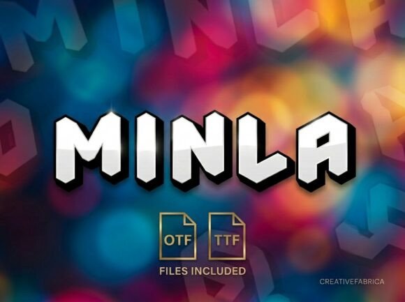 Minla Font PNG with transparent background - Preview 2