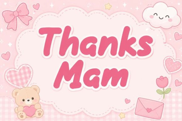 Mommy Vanesa Font PNG with transparent background - Preview 1