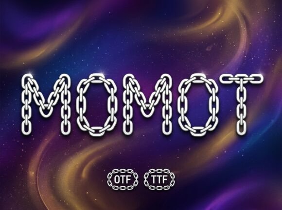 Momot Font PNG with transparent background - Preview 2