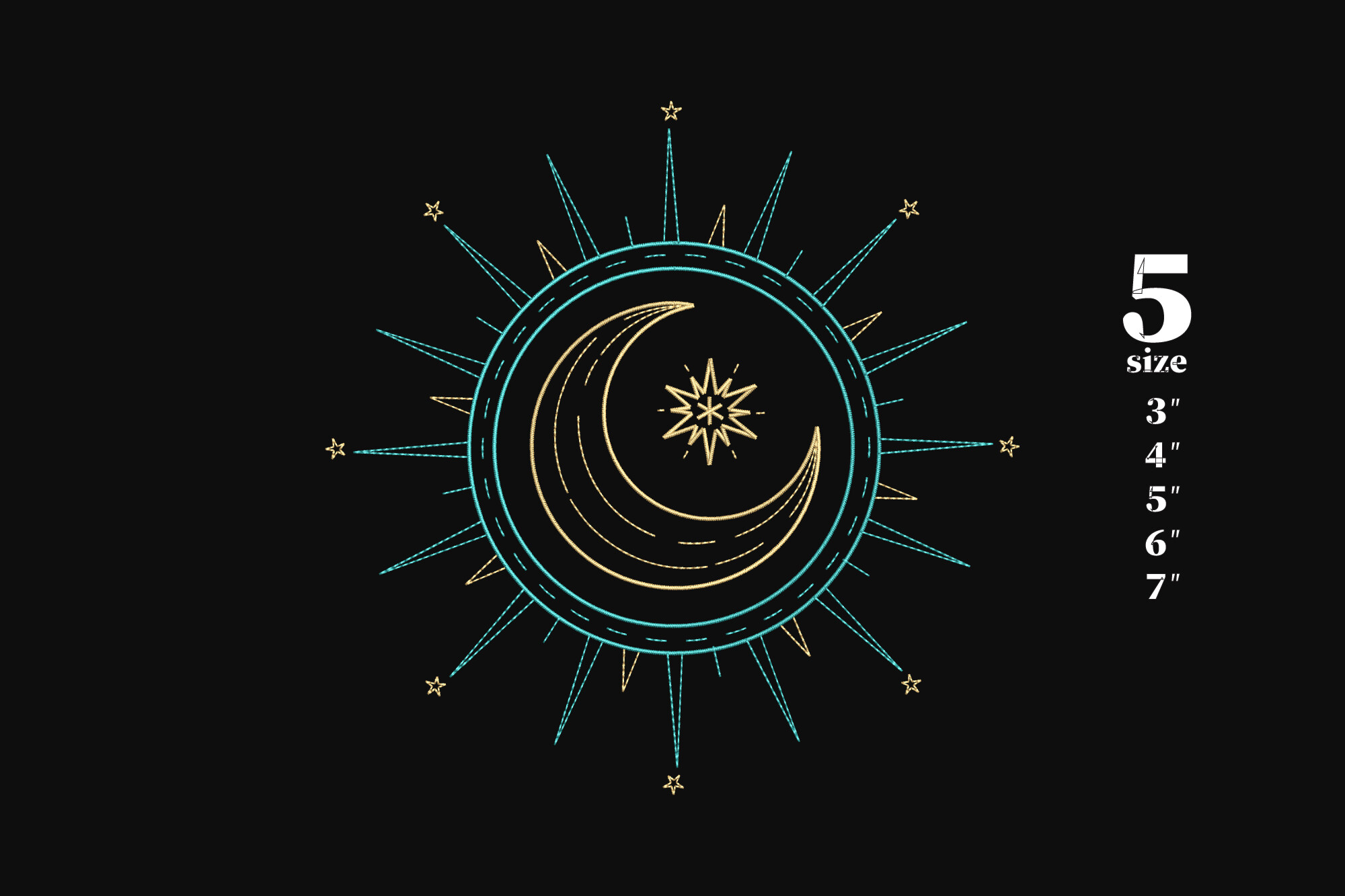 Moon and Stars