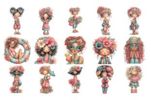Summer Girl PNG Clipart Set Graphic by Nicolle's Colorful Art ...